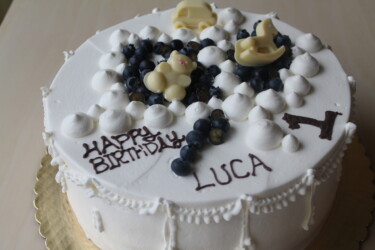 Blueberry Short Cake custom designed for Luca